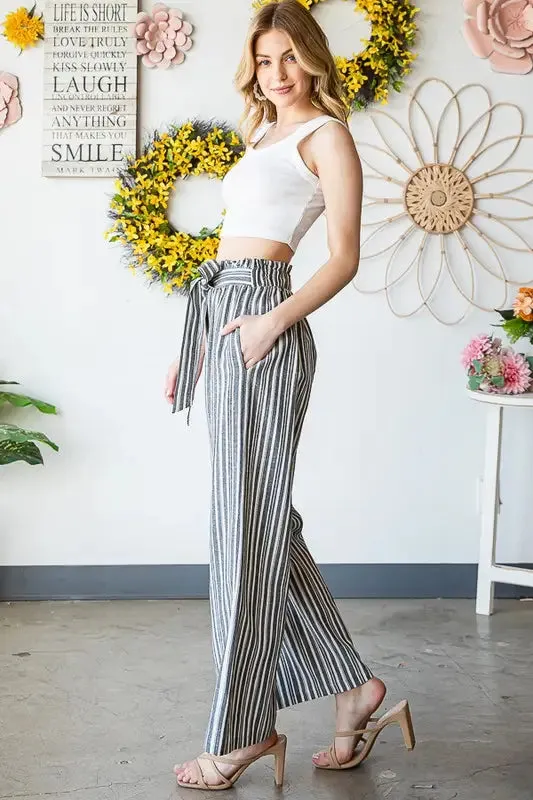 Paper bag Tie Pants
