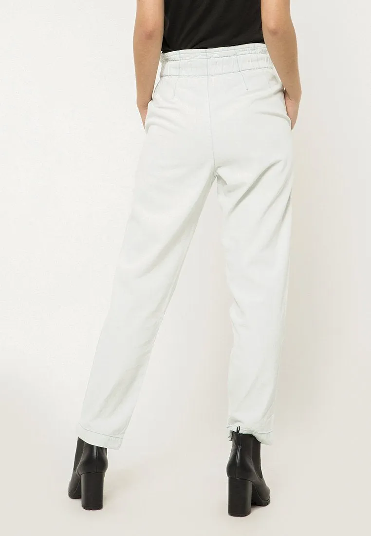 Paperbag Denim Pants
