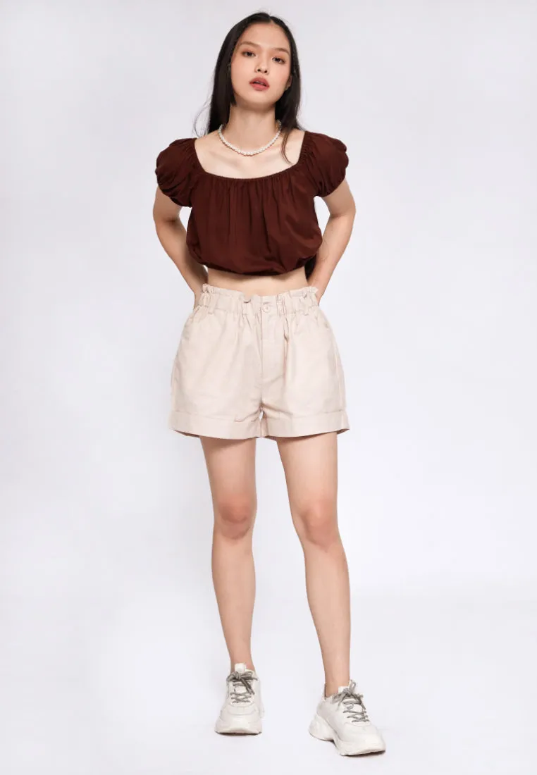 Paperbag Short Pants