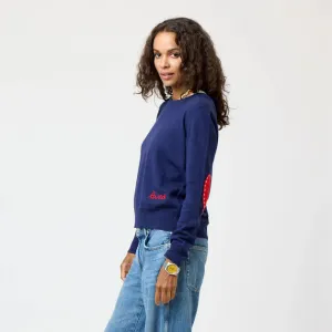Patchwork Cotton Cashmere Pullover