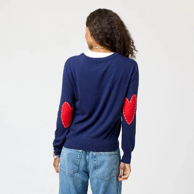 Patchwork Cotton Cashmere Pullover