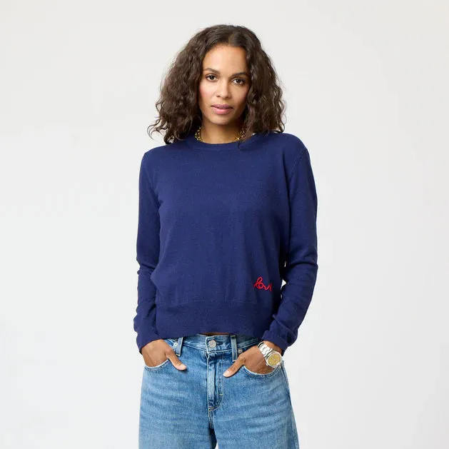 Patchwork Cotton Cashmere Pullover