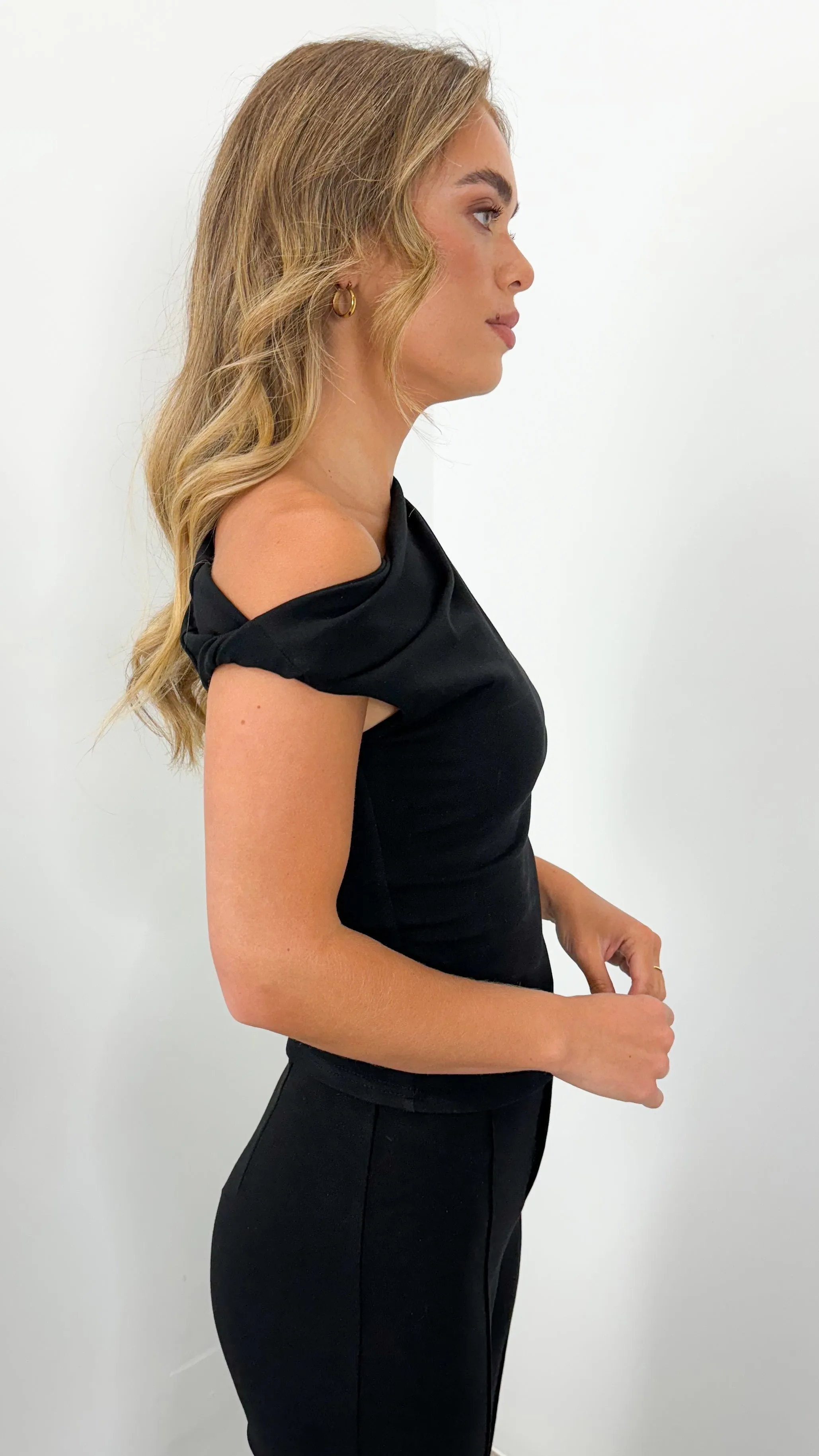 PERRY TOP - BLACK