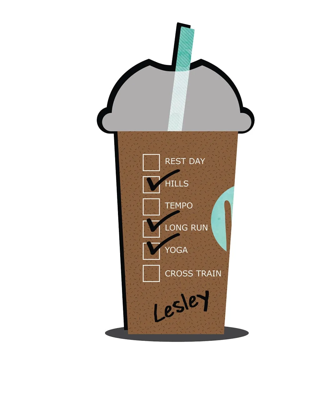 Personalized Giant Coffee Cup Core Racer