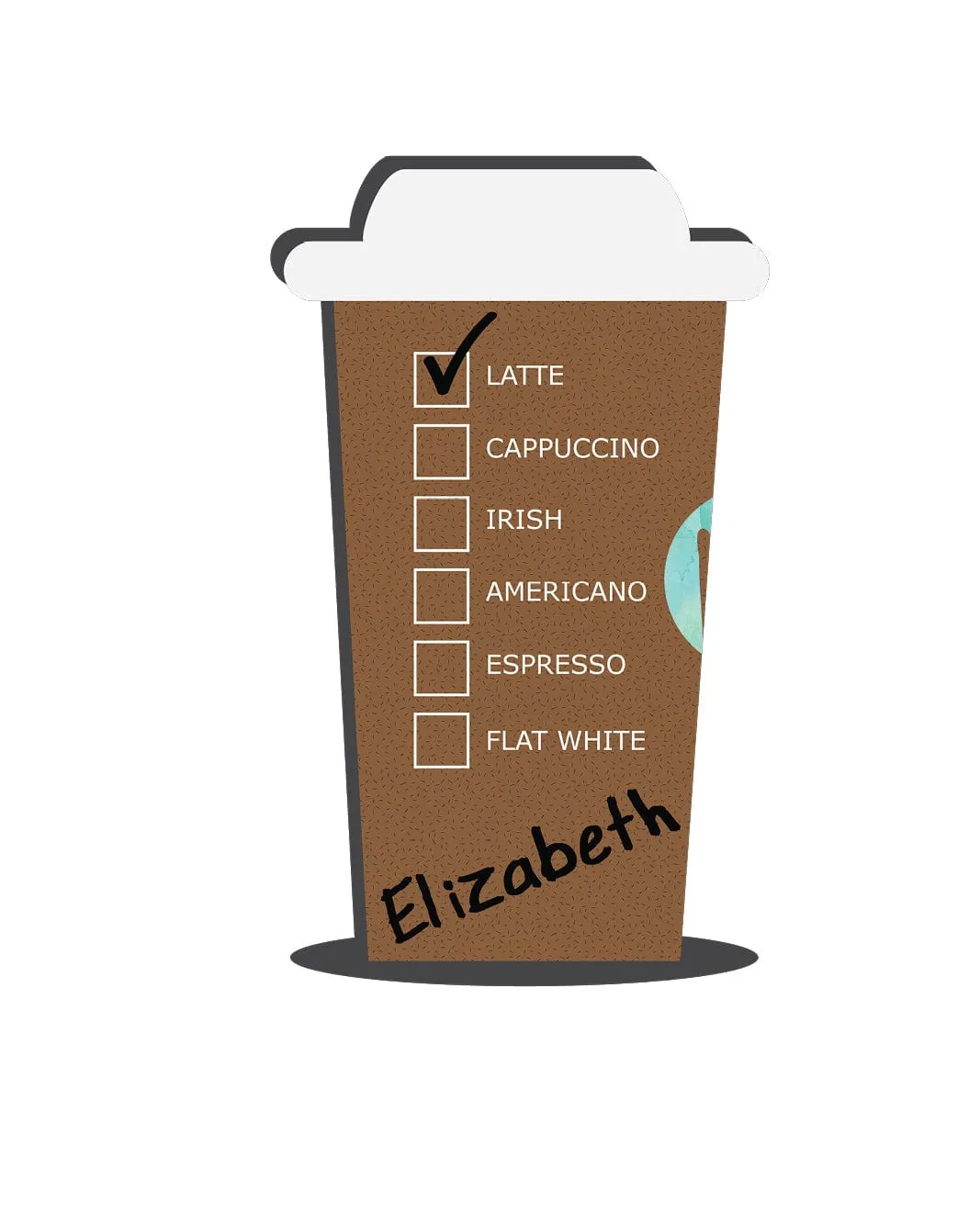 Personalized Giant Coffee Cup Core Racer