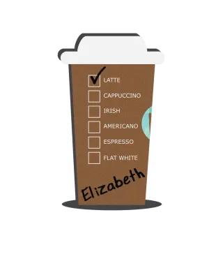 Personalized Giant Coffee Cup Core Racer