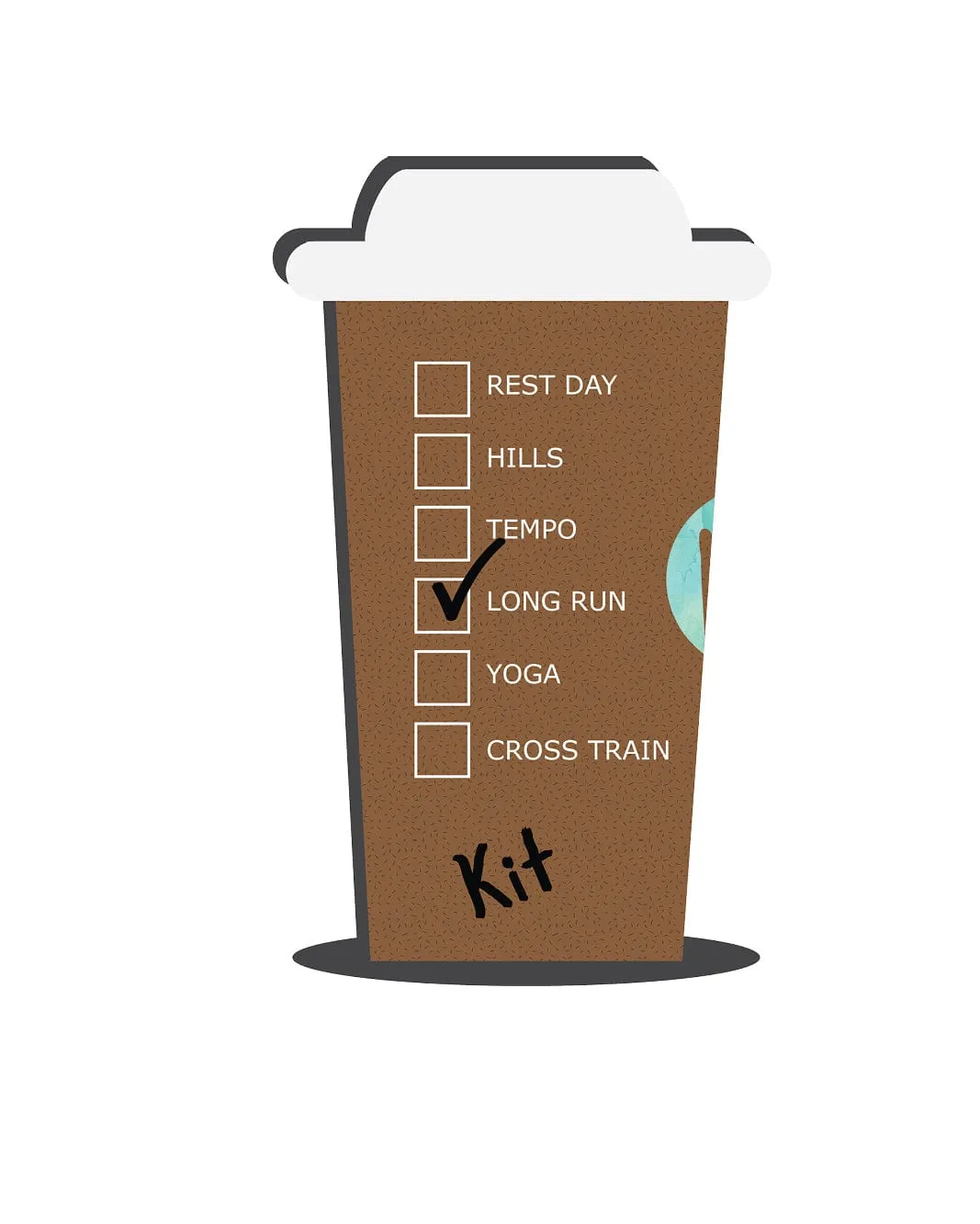 Personalized Giant Coffee Cup Core Racer