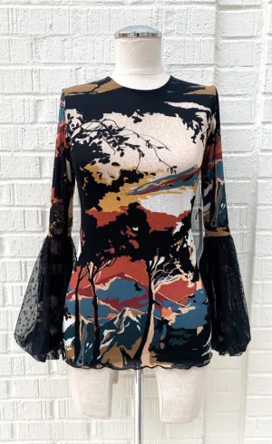 Petit Pois Double Layer Crew Top