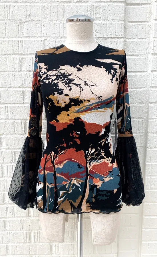 Petit Pois Double Layer Crew Top