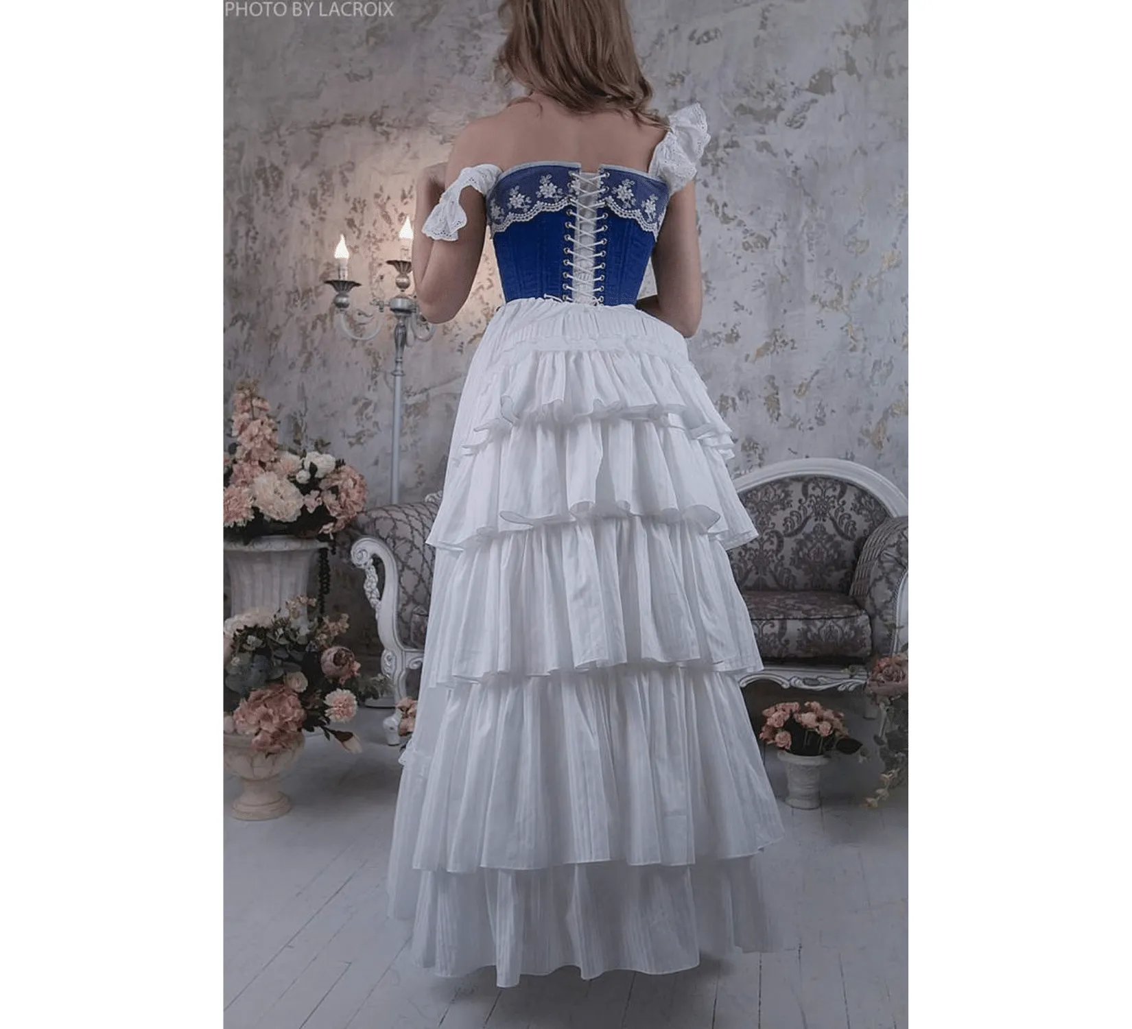 Petticoat victorian bustle skirt