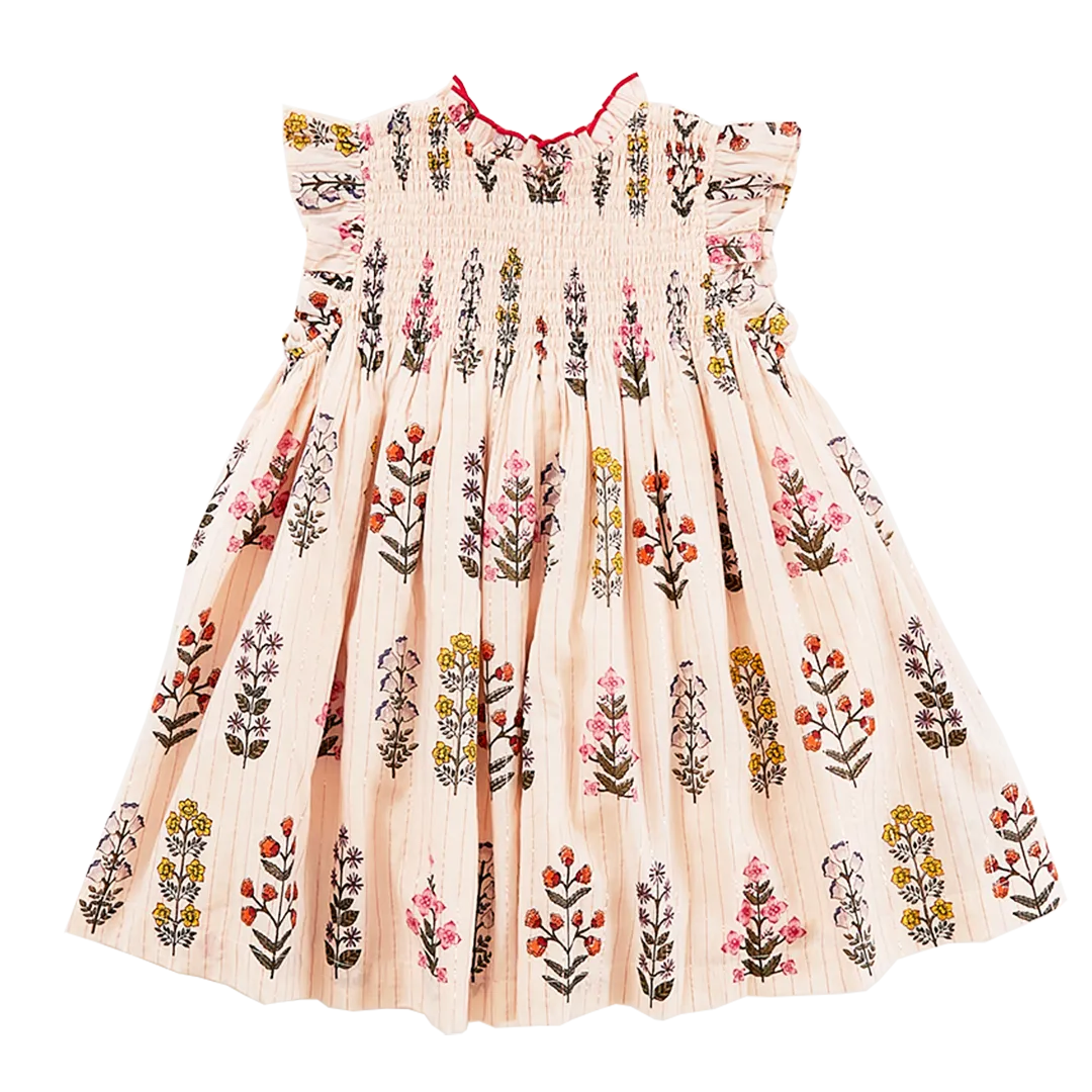 Pink Chicken Stevie Dress - Cloud Pink Field Floral