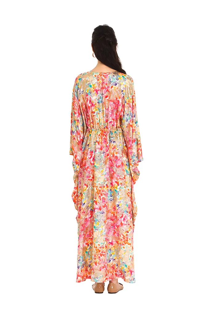 Pink Haya Butterfly Kaftan