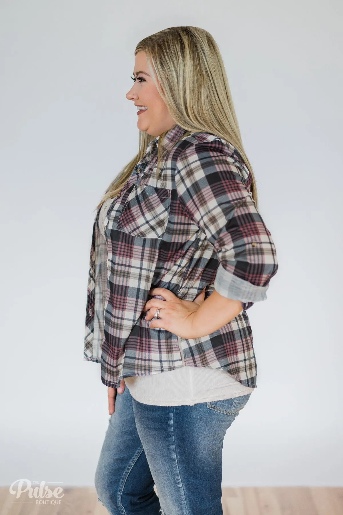 Plaid Perfection- Navy, Purple, & Olive