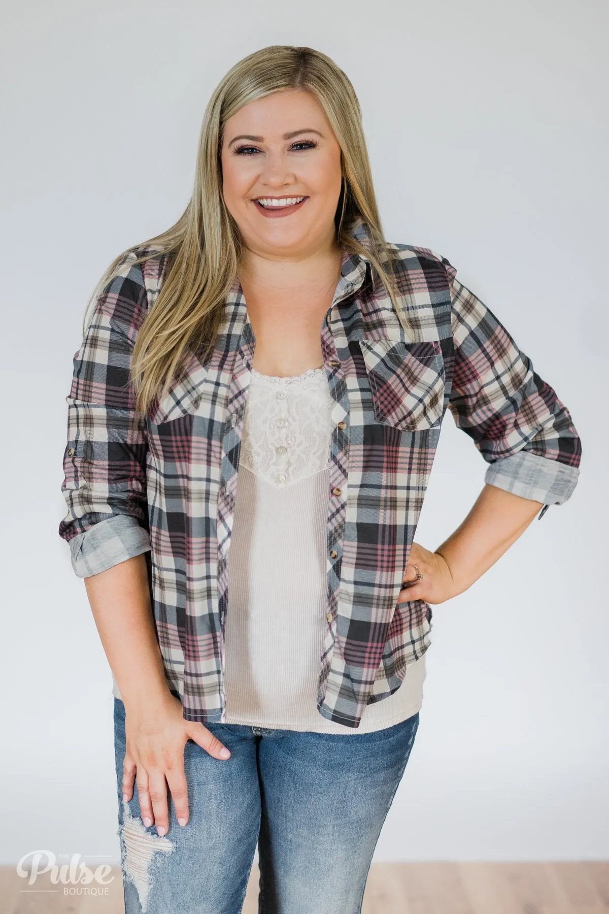 Plaid Perfection- Navy, Purple, & Olive