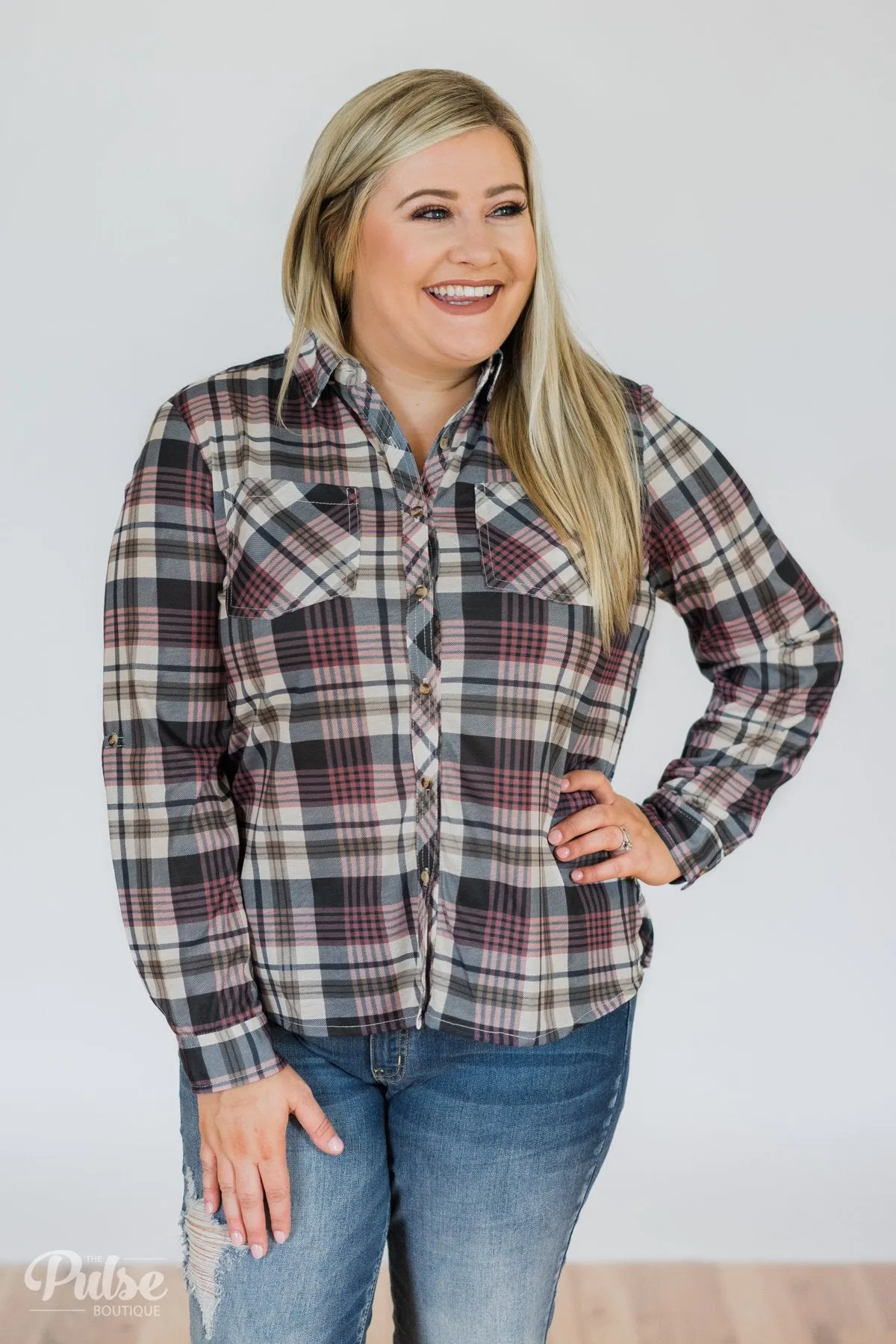 Plaid Perfection- Navy, Purple, & Olive