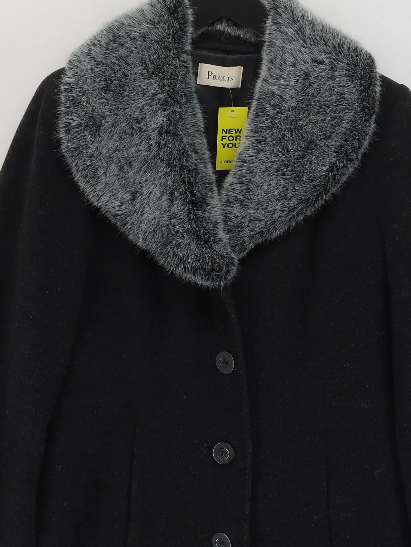 Precis Women's Coat UK 10 Black