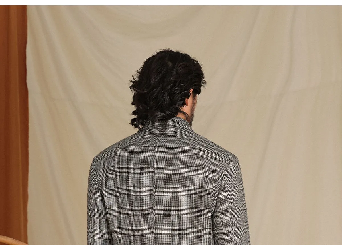 Prince Checkered Chester Coat