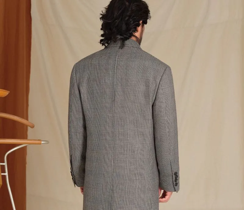 Prince Checkered Chester Coat