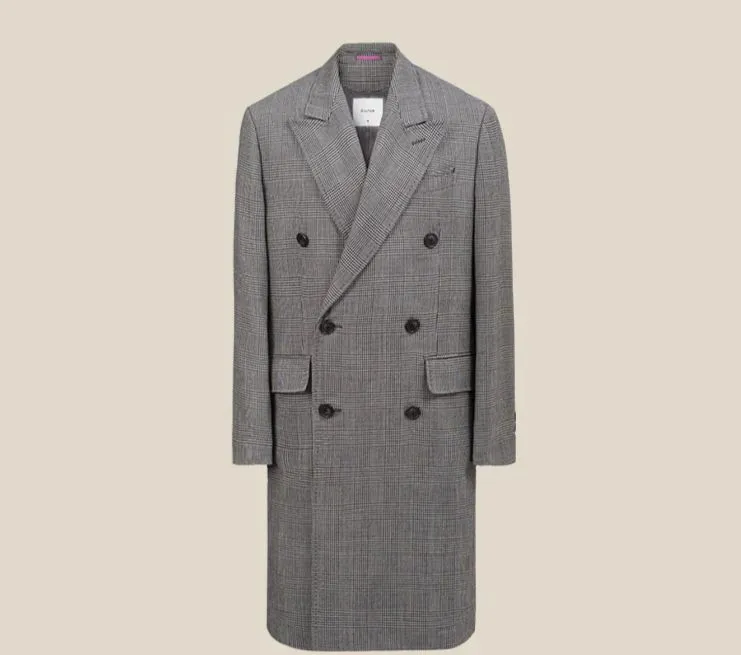 Prince Checkered Chester Coat