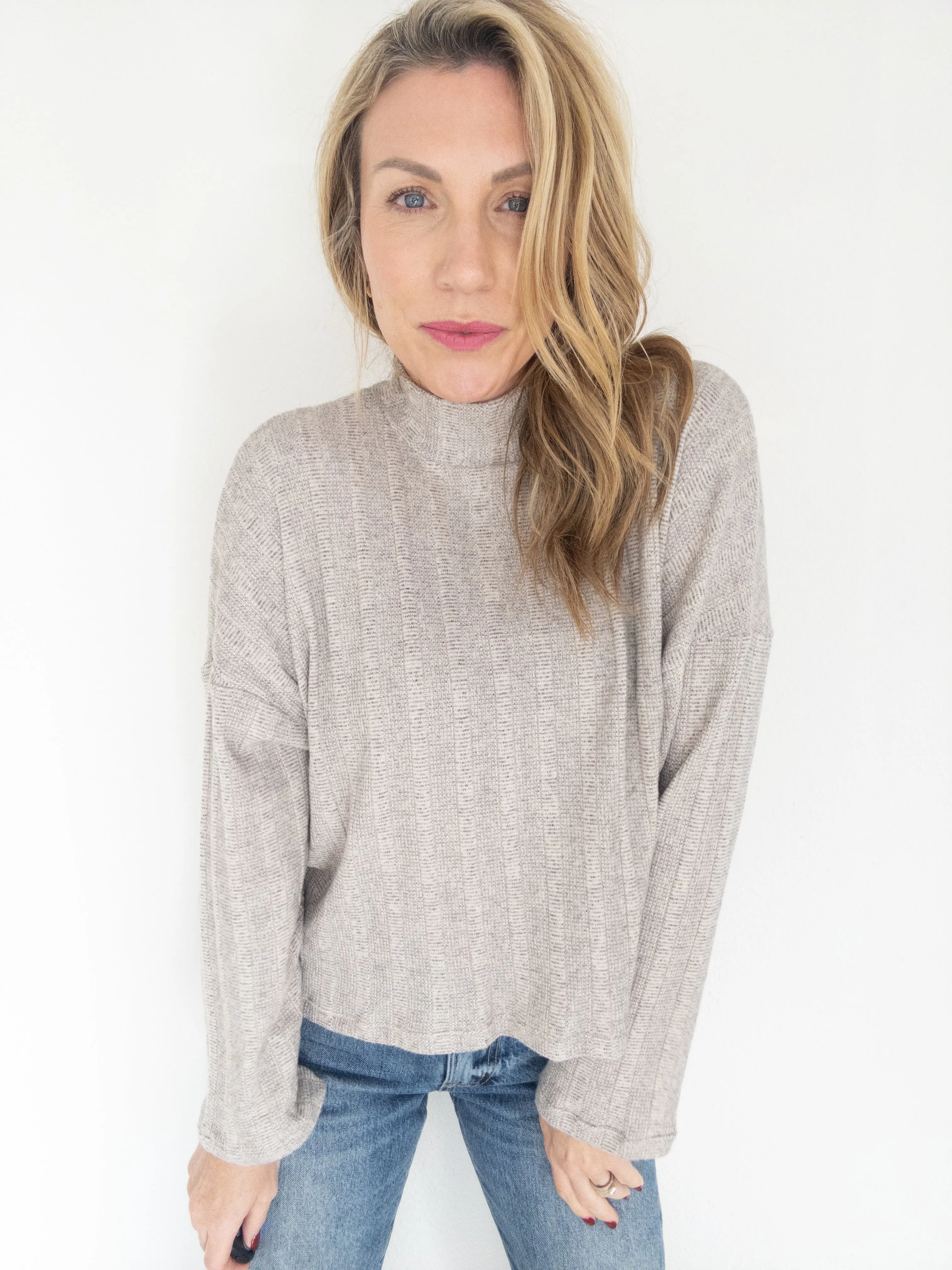 Project Social T Stay With Me Mock Neck