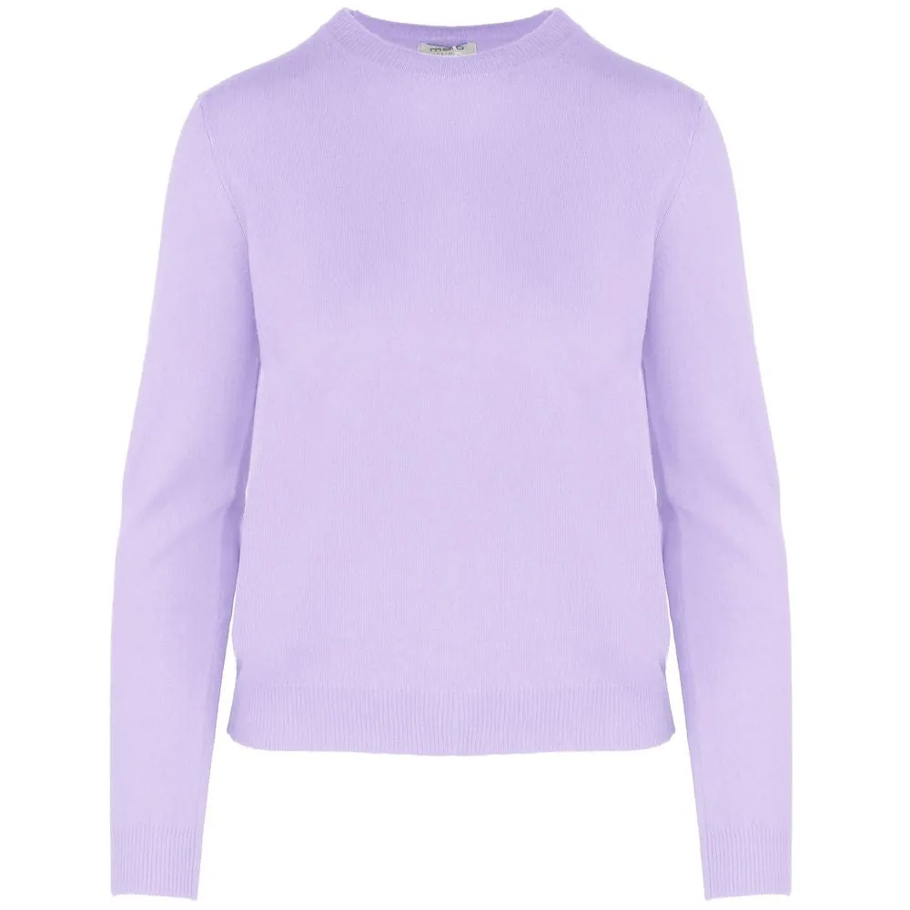Purple Cashmere Women Sweater