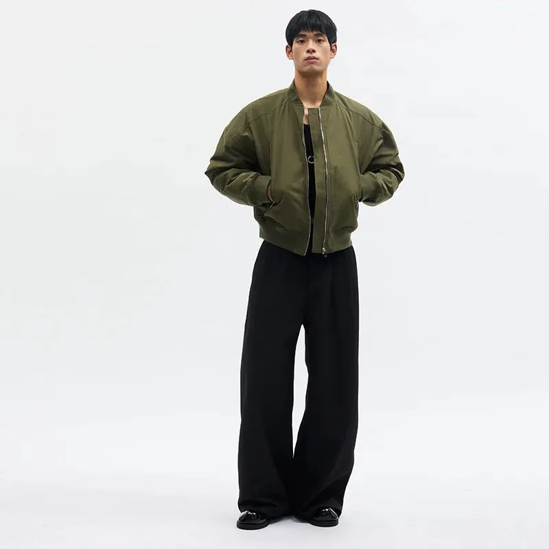 Quilted Bomber Jacket