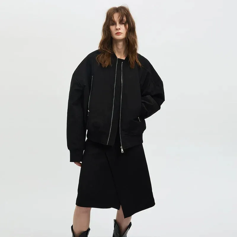 Quilted Bomber Jacket