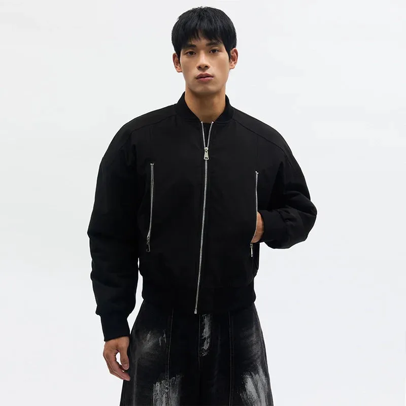 Quilted Bomber Jacket