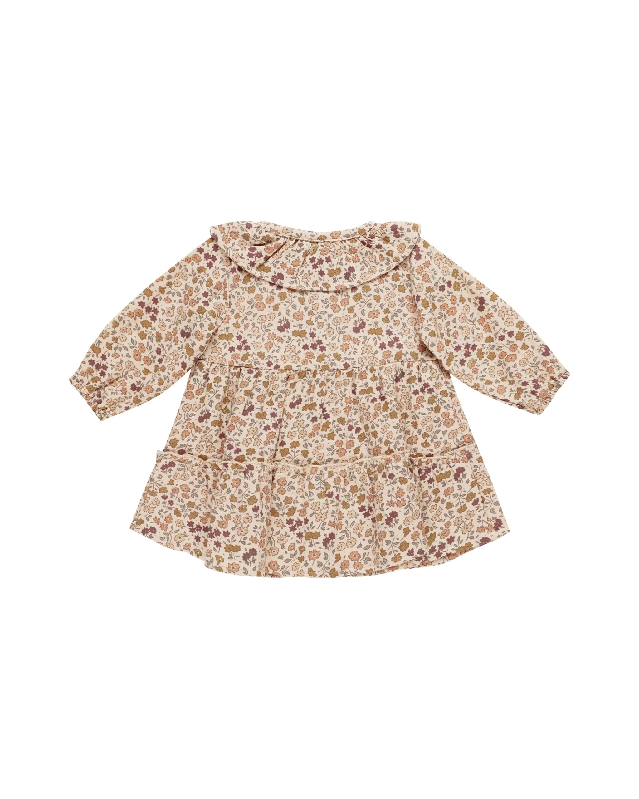 Quincy Mae Ruffle Collar Button Dress - Posy