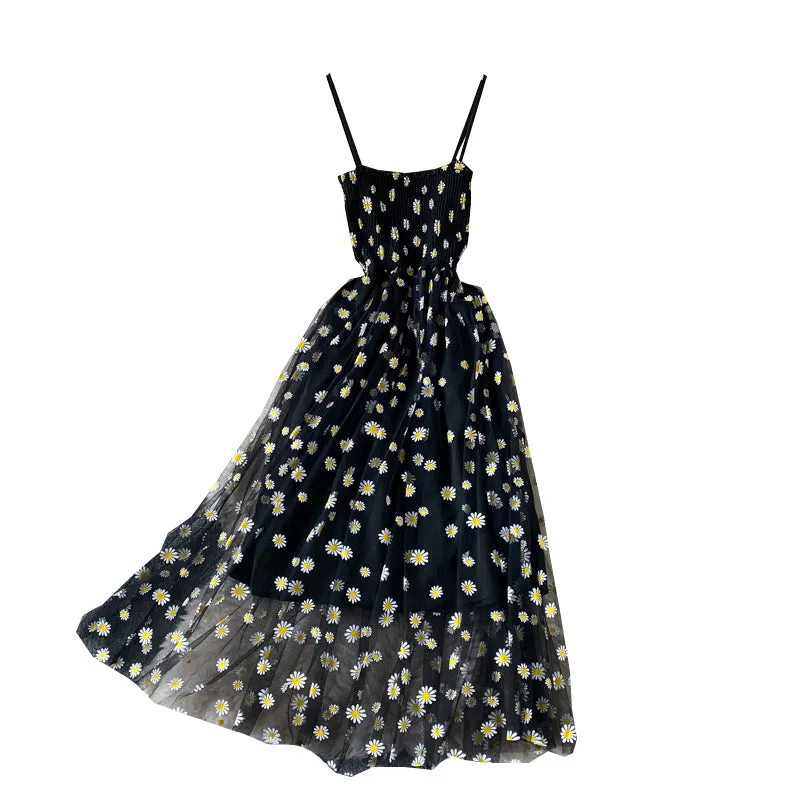 "DAISY GAUZE FAIRY SLIP" DRESS N042205