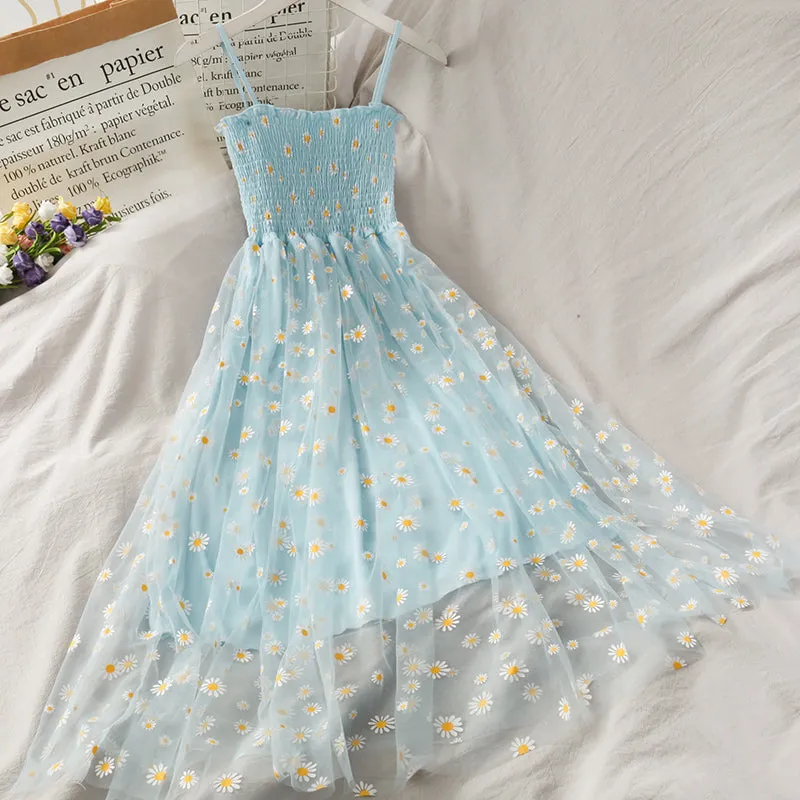 "DAISY GAUZE FAIRY SLIP" DRESS N042205