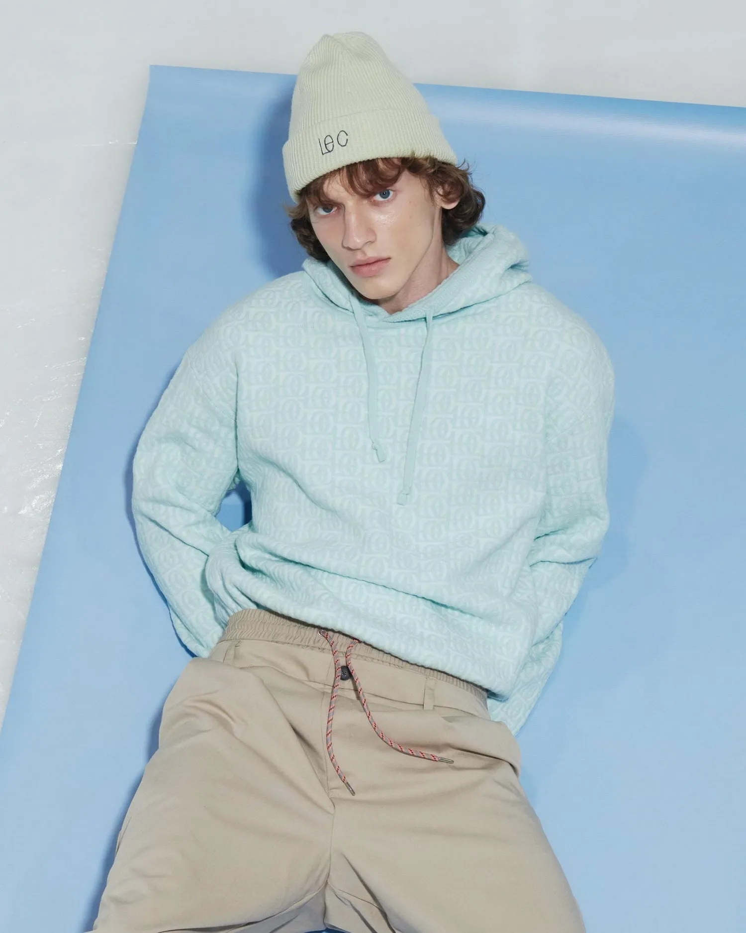 Relaxed Pattern Hoodie