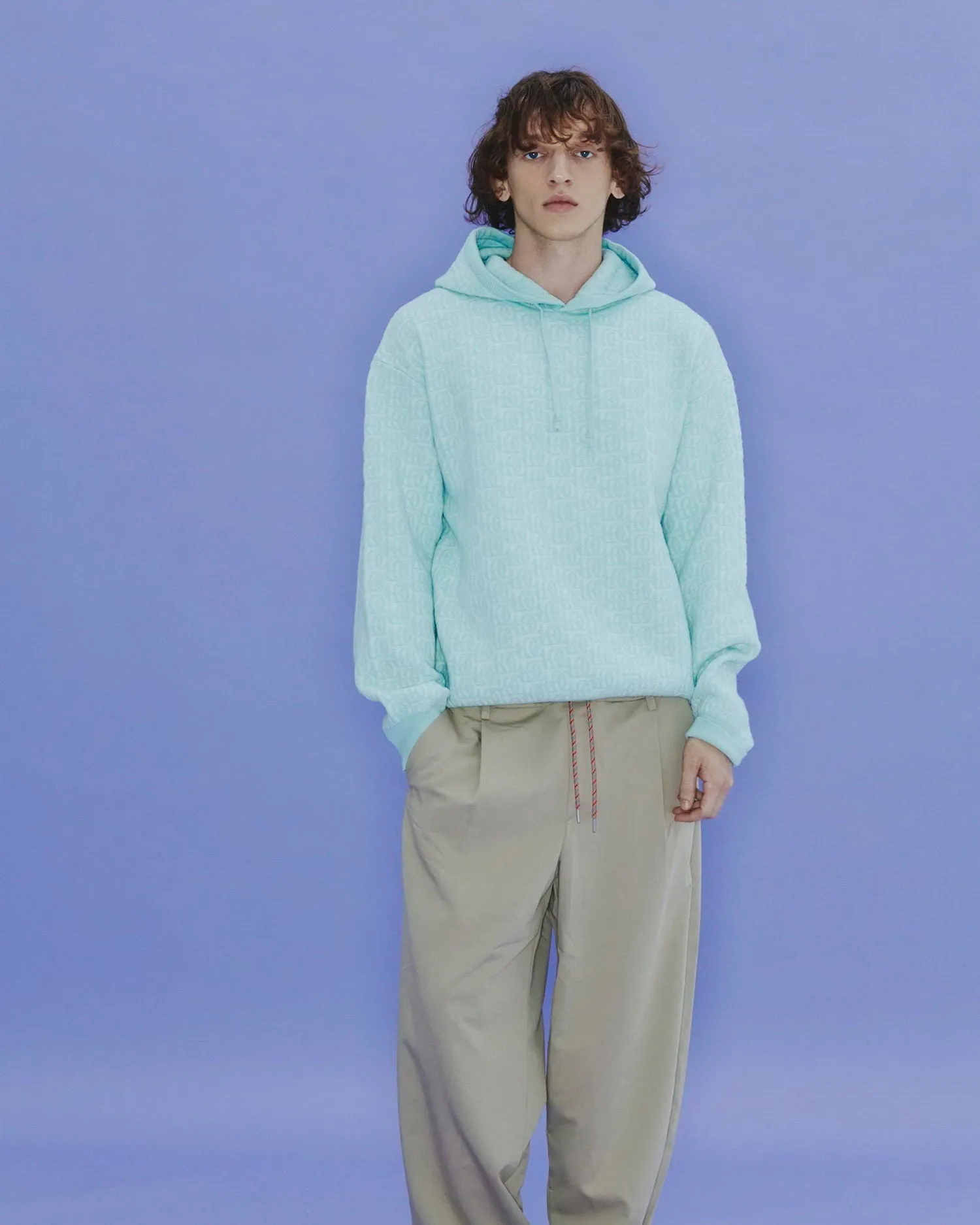 Relaxed Pattern Hoodie