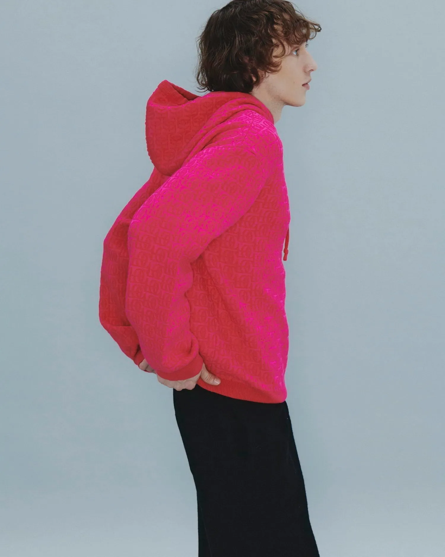 Relaxed Pattern Hoodie