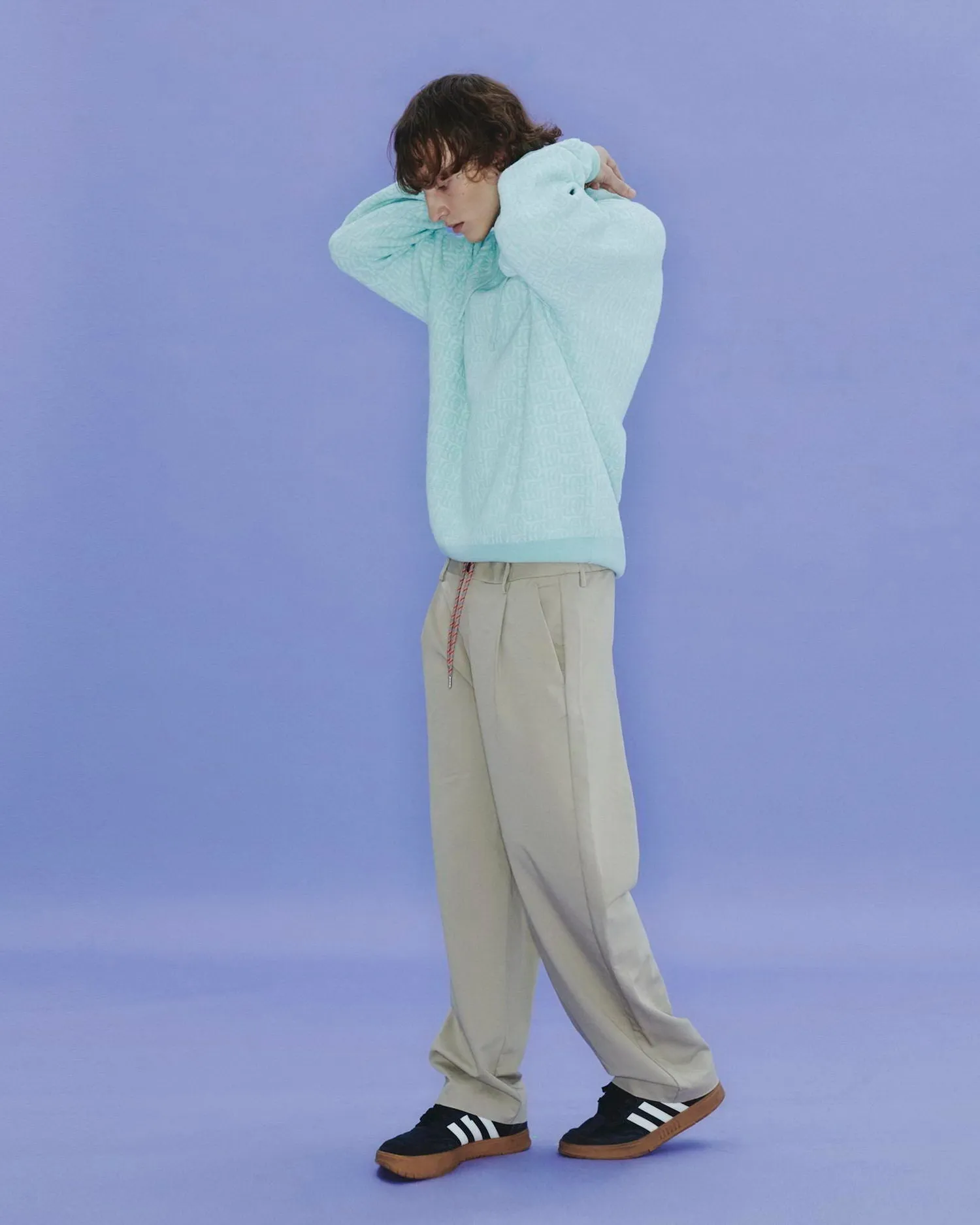 Relaxed Pattern Hoodie