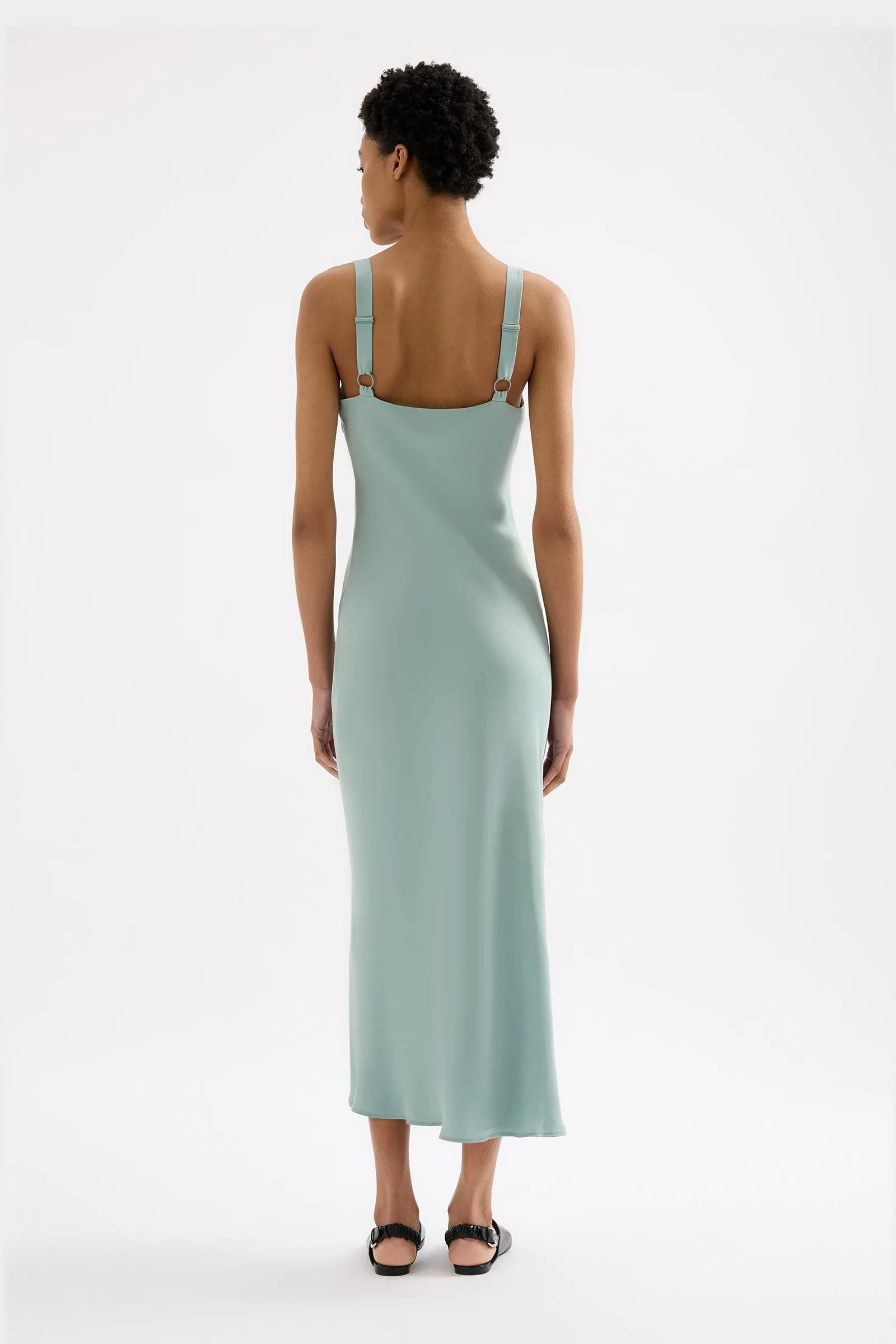 REN CUPRO SLIP DRESS
