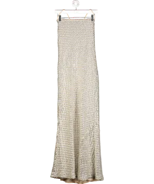 Rhode Metallic Jemima Maxi Dress UK 8