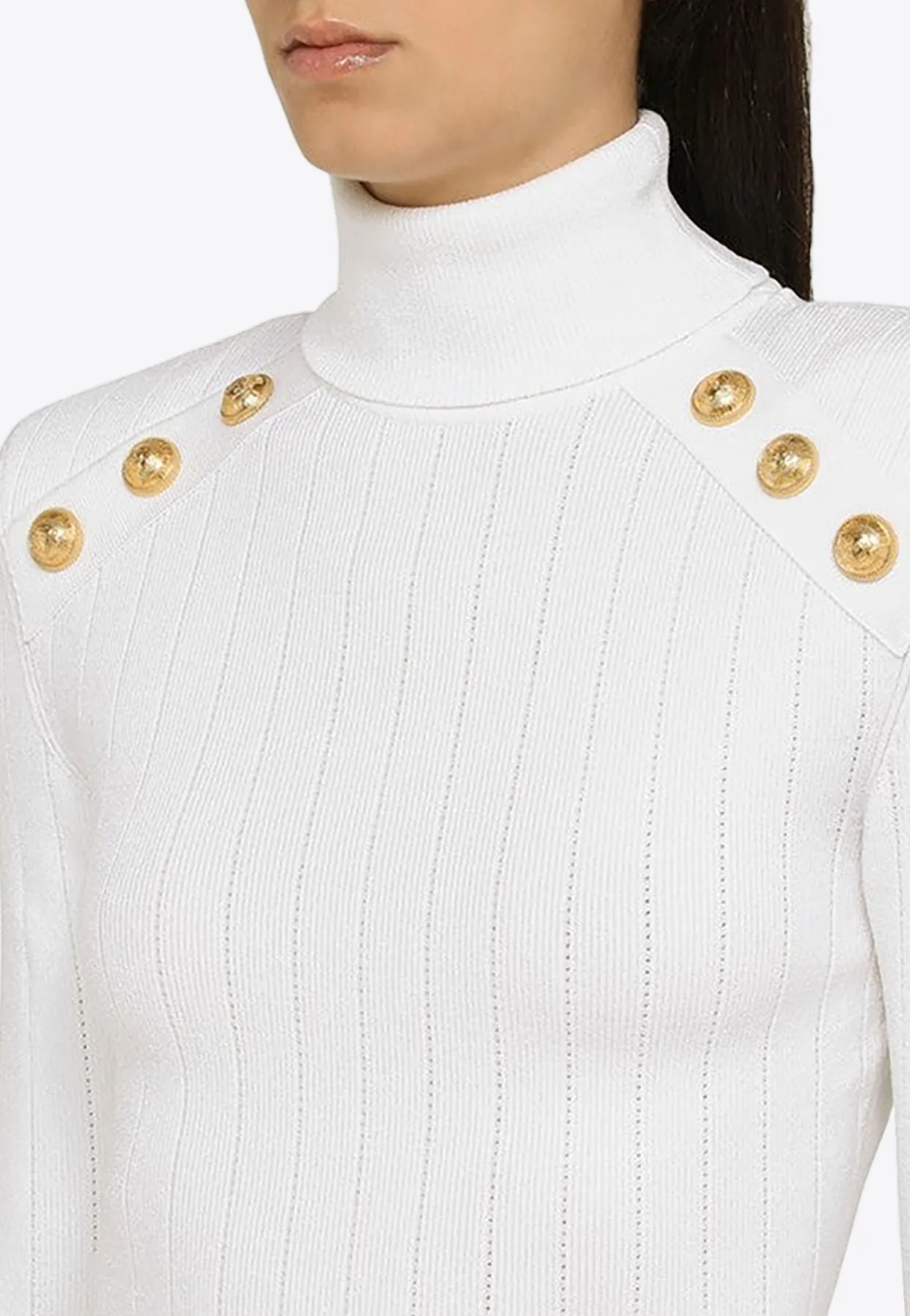 Rib Knit Turtleneck Top