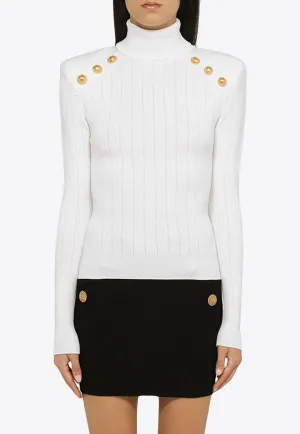 Rib Knit Turtleneck Top