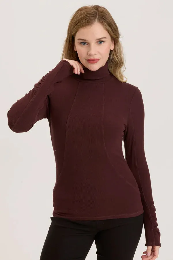 Rib Sorren Turtleneck