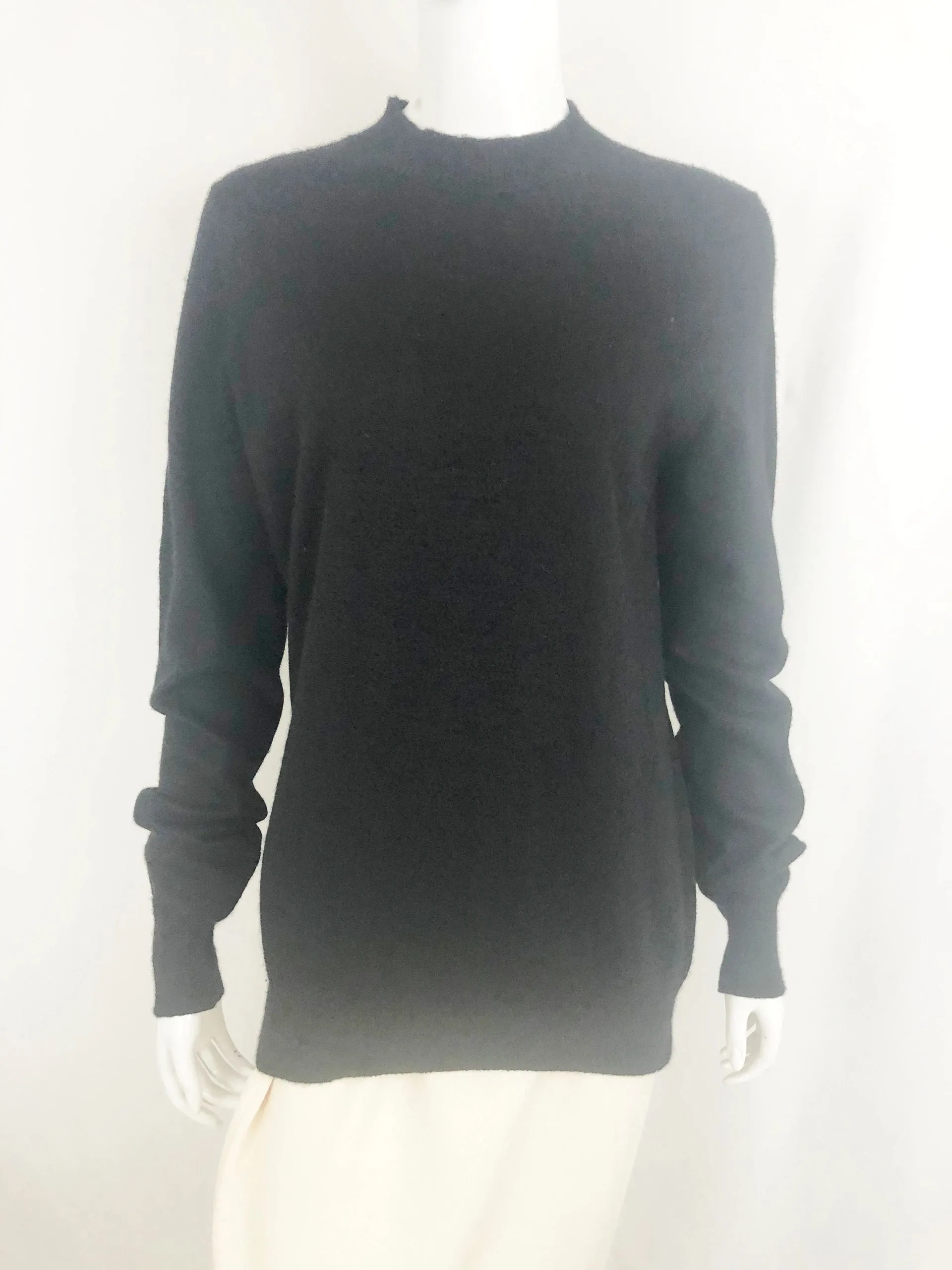 Rick Owens Cashmere Mock Neck Sweater Size S