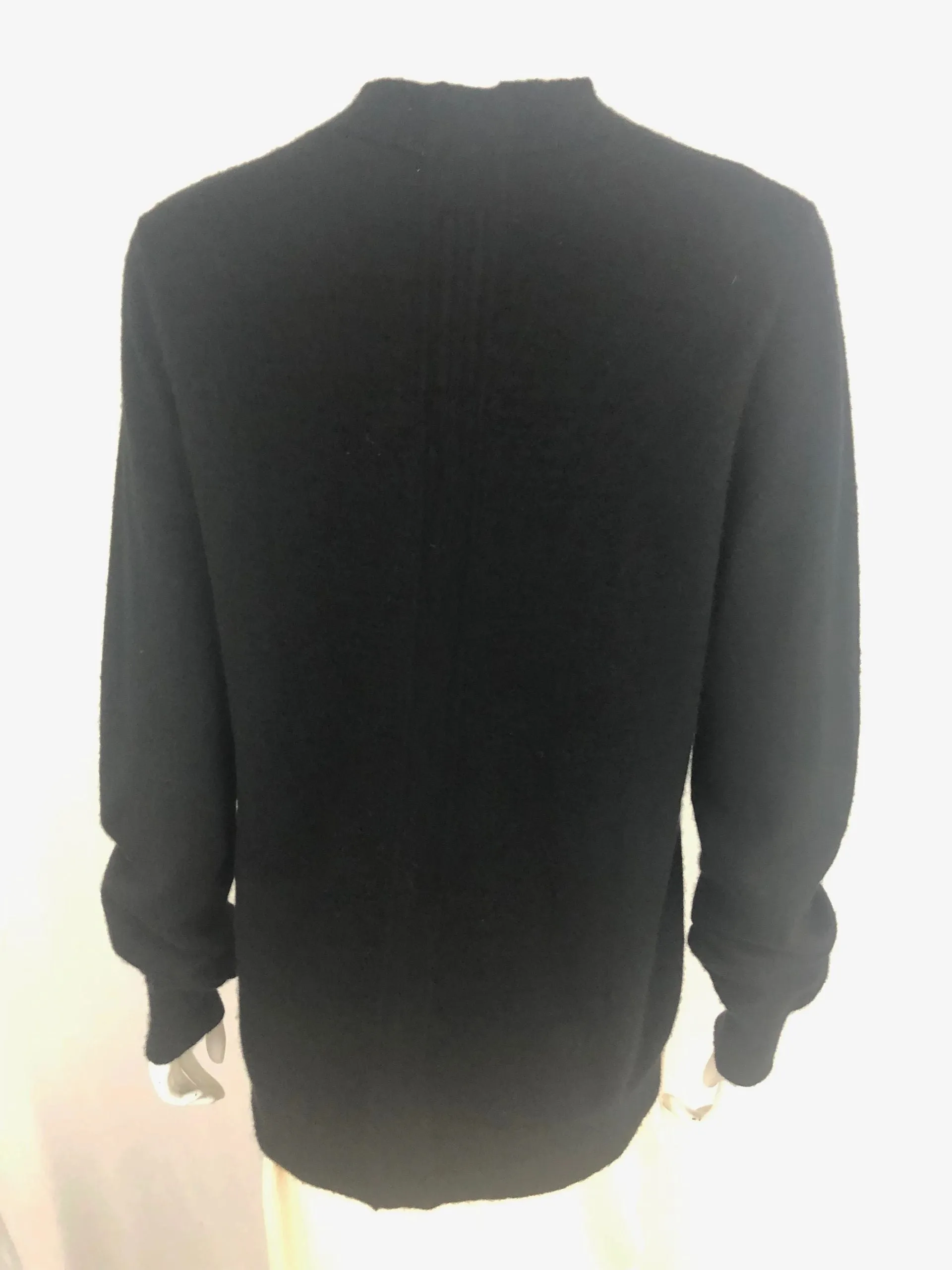 Rick Owens Cashmere Mock Neck Sweater Size S