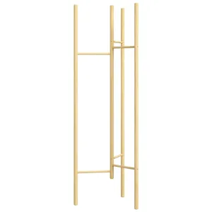 Rootz Clothes Rack - Coat Stand - Wardrobe Organizer - Space-Saving - Nordic Style - Pine Wood - 62cm x 52.5cm x 160cm
