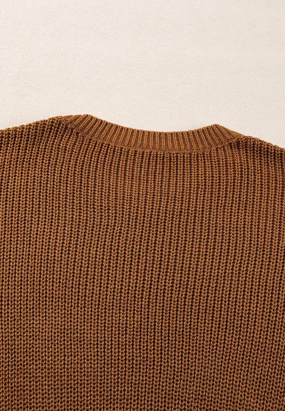 Round Neck Long Sleeve Sweater