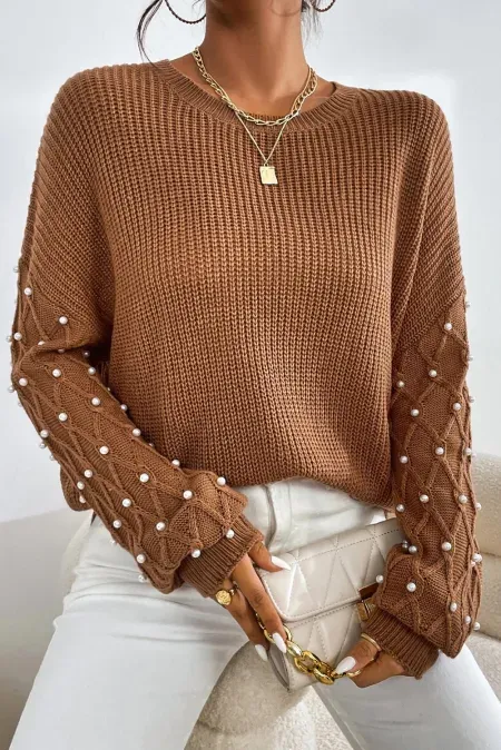 Round Neck Long Sleeve Sweater