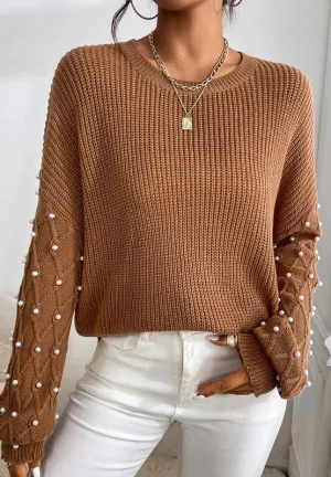 Round Neck Long Sleeve Sweater