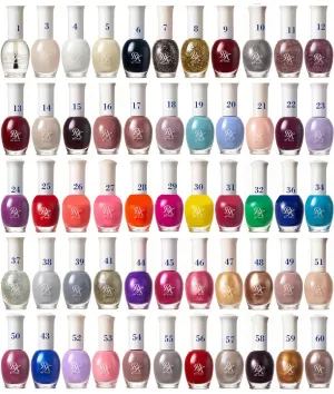 Ruby Kisses High Shine Nail Polish – Shades 01–10, Everyday Essentials   Sparkle Icons (0.5oz)