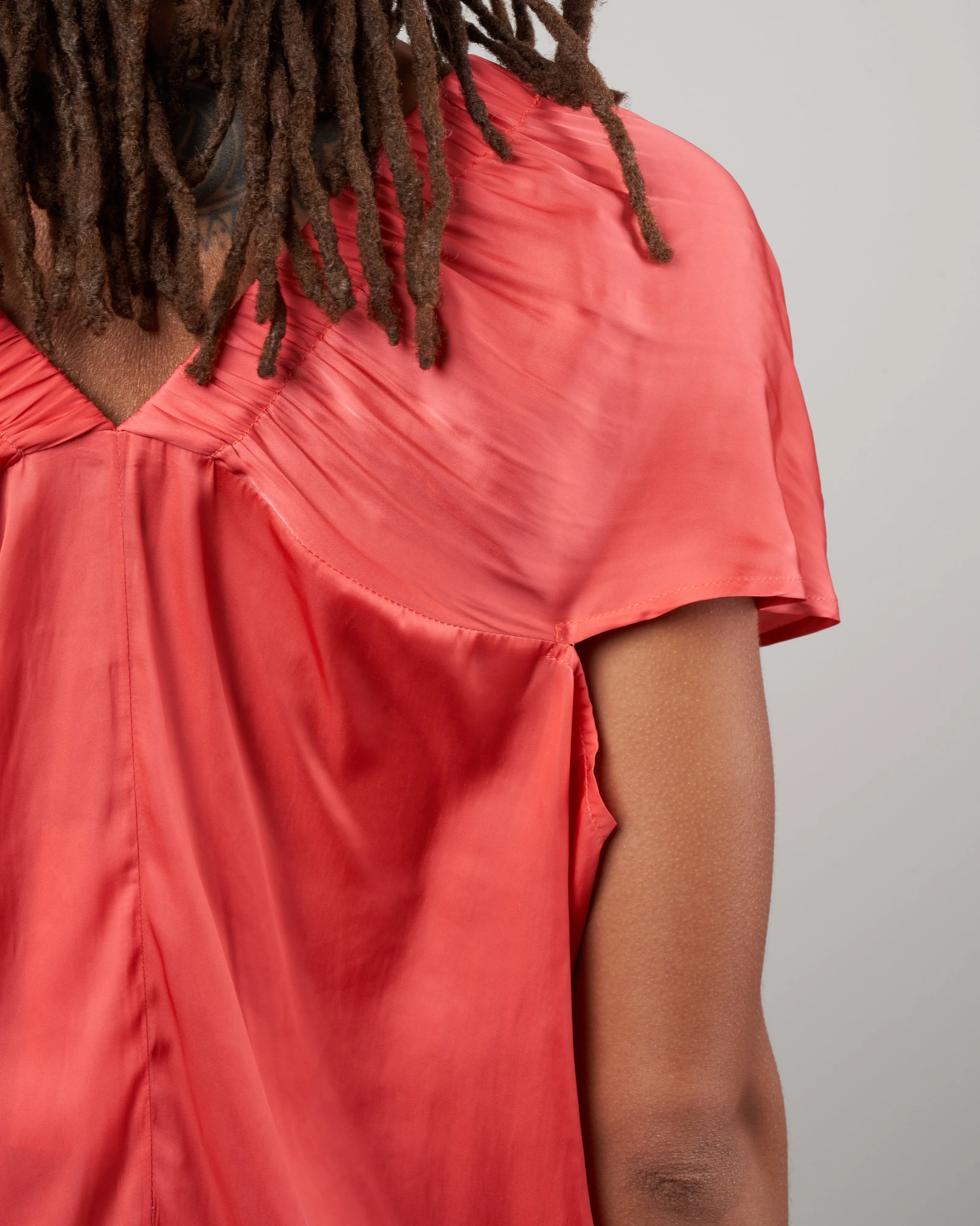 ruched tilly dress - peony