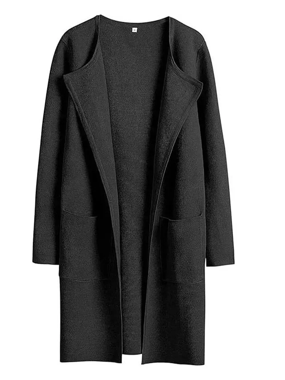 Sabrina | Stylish Open Front Long Coat