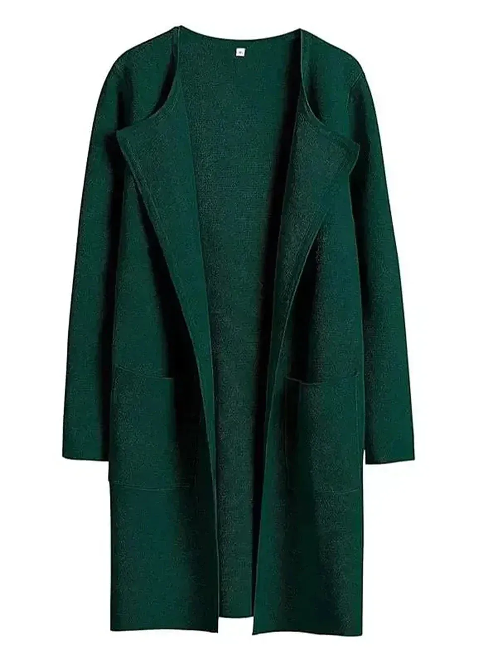 Sabrina | Stylish Open Front Long Coat
